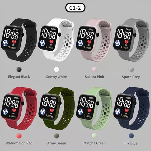 Led digital sport watch - led,