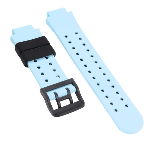 Blue 15mm silicone strap - 15mm,