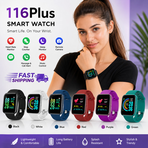 116plus smart watch for men - for,
